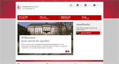 Desktop Screenshot of anwaltverein-darmstadt.de